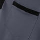 thumbnail image 5 of pstuiky camisetas para hombre, Camisa de manga corta con solapa y botones de color liso para hombre, con textura básica y cuello de manga corta camisetas de hombre xxxl, 5 of 8