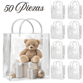 thumbnail image 2 of Bolsa transparente asa Boda Bautizo Recuerdo dulcero 50 pz, 2 of 7