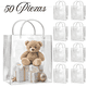 thumbnail image 2 of Bolsa transparente asa Boda Bautizo Recuerdo dulcero 50 pz, 2 of 7