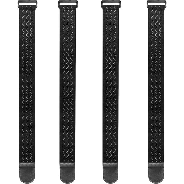 Cinta elástica con cierres de velcro y bridas para cables con cierre de velcro
