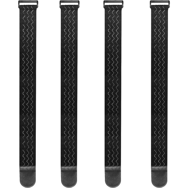 Cinta elástica con cierres de velcro y bridas para cables con cierre de velcro