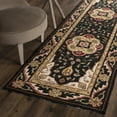 thumbnail image 3 of SAFAVIEH Easy Care Todor Medallion Runner Rug, Black/Cream, 2'6" x 10', 3 of 10