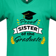 thumbnail image 4 of Inktastic Proud Sister Of The Graduate-Family Graduation Women's V-Neck T-Shirt, 4 of 5