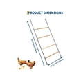 thumbnail image 3 of EastVita Chicken Roosting Perch Chickens Roosting Bars For Coop Easy To Assemble and Clean Chicken Ladder For Backyard Farm Poultry 55 X 40 inch, 3 of 8