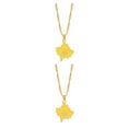 thumbnail image 4 of Guardoinrt Gift Loved Ones With These Stunning Pendant Necklaces Versatile Style Unisex gold 2Set, 4 of 6