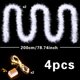 thumbnail image 2 of 4pcs Christmas Tree Decoration Wool String Light Set DIY Luminous Christmas Tree Decoration Accessories Christmas Halloween Thanksgiving gift Christmas, Halloween, Thanksgiving Day Gift, 2 of 4