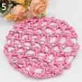 thumbnail image 2 of GROFRY Hairnet Women Bun Cover Hair Net Ballet Dance Skating Rhinestone Crochet Snood, 2 of 7