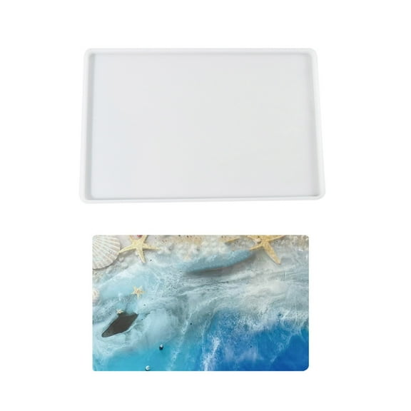 Professional Silicone Mold Resin Art Molds Silicone Clay Molds Resin Paintings Moulds Large Tray Molds Silicone Material