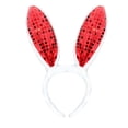 thumbnail image 2 of Under $5 Heardband Red Easter Adult Children Sequins Hairband Rabbit Ear Headband Hairband Accessories, 2 of 2