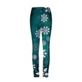 thumbnail image 5 of Luxalzxs Christmas Leggings for Women Full Length High Waist Tummy Control Leggings Sports Running Gym Fitness Workout Yoga Pants Snowflakes Holiday Tights, 5 of 5