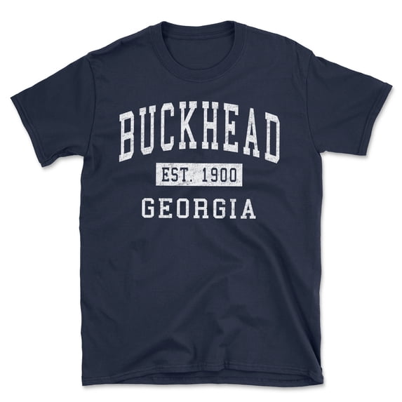 Buckhead Georgia Classic Established Men's Cotton T-Shirt
