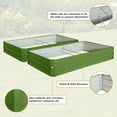 thumbnail image 6 of Garden Pots 6 x 3 x 1 ft (2 pack) Metal Garden Bed,Outdoor Planter Box Metal Patio Kit Planting Bed for Vegetables Flowers Herb,Green,Planters For Outdoor Plants, 6 of 6