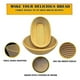thumbnail image 2 of Bread Proofing Basket Set Of 2 With Starter Kit-round And Ovel Bread Baking Bowl Tools -bread Lame- Banmo, 2 of 5