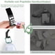 thumbnail image 4 of Ganchos autoadhesivos Bmatwklu para toallas de baño doble soporte de pared aluminio negro, 4 of 5