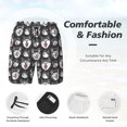 thumbnail image 3 of Zufioo Husky Mens Swimsuit Trunks with Compression Liner,Quick Dry Sports suit,Beach Board Shorts with Pockets,Bathing Suits-Medium, 3 of 6