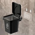 thumbnail image 2 of Stainless Steel Wall-Hanging Ashtray with Lid Trash Can-Shaped Bathroom Living Room Fly Ash-Proof Pu, 2 of 5
