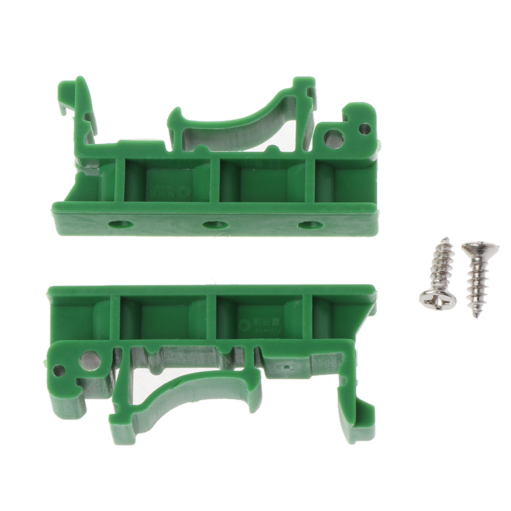 Estone Pcb Din Rail Mounting Adapter Circuit Board Mounting Bracket Holder Carrier Clip Walmart Com Walmart Com
