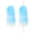 A, variant on 100Pcs Oval Fishing Bobbers Space Bean Rigging Float Positioning Colorful Rubber Fishing Bobbers Stopper Float Stops