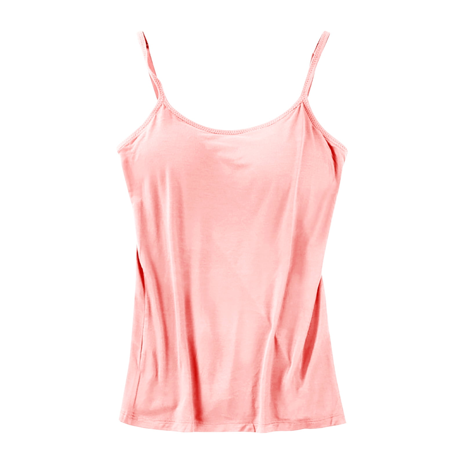 HTNBO Great Steals for Her Built in Bra Tank Tops for Women Spaghetti ...