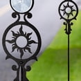 thumbnail image 4 of Pathways Reflective Driveway Marker Steel Stake Set of Two, Sun Emblem, Black Finish, 4 of 5