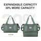 thumbnail image 5 of Bolsa de viaje WONHOX, impermeable, para gimnasio, color verde, para mujer, 5 of 7