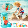 thumbnail image 2 of Kit de Jouets de Plage d'Été pour Enfants, Jeu de Sable, Seaux, Pelles, Outils, 2 of 8
