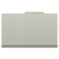 thumbnail image 2 of 25 Pt. Pressboard Classification Folders, 2/5 Cut ROC Top Tab, Legal Size, No Dividers, Gray (Box of 25), 2 of 8