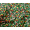 thumbnail image 4 of oneOone Silk Tabby Green Fabric Merry Christmas Sewing Fabric By The Yard Printed Diy Clothing Sewing Supplies 42 Inch Wide-ETG, 4 of 4