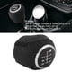 thumbnail image 5 of Perilla de palanca de cambios para coche, palanca de balonmano, repuesto de cuero PU, compatible con Peugeot Boxer, color negro, 6 velocidades, 5 of 6
