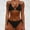 Black, variant on IDALL Bikini Sets Bathing Suit Two Piece Push Up Tankini Sets Plus Size Beachwear Swimsuit Bikini Womens Swimsuits Micro Bikini Black L(Clearance Sales)
