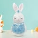 thumbnail image 5 of Estatua de conejo, decoración del hogar, adorno coleccionable, linda figura de animal de resina, conejito Azul, 5 of 9