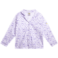 thumbnail image 5 of Sweet & Sassy Girls' Flannel Fleece Pajamas - 4 Piece Long Sleeve Button Down Shirt and Pants Sleepwear Pants Set (7-16), 5 of 7