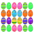 thumbnail image 2 of 24 huevos de Pascua rellenables, adornos multifuncionales vacíos para decoración del hogar, , juguetes, recuerdos de fiesta de huevos, 2 of 9