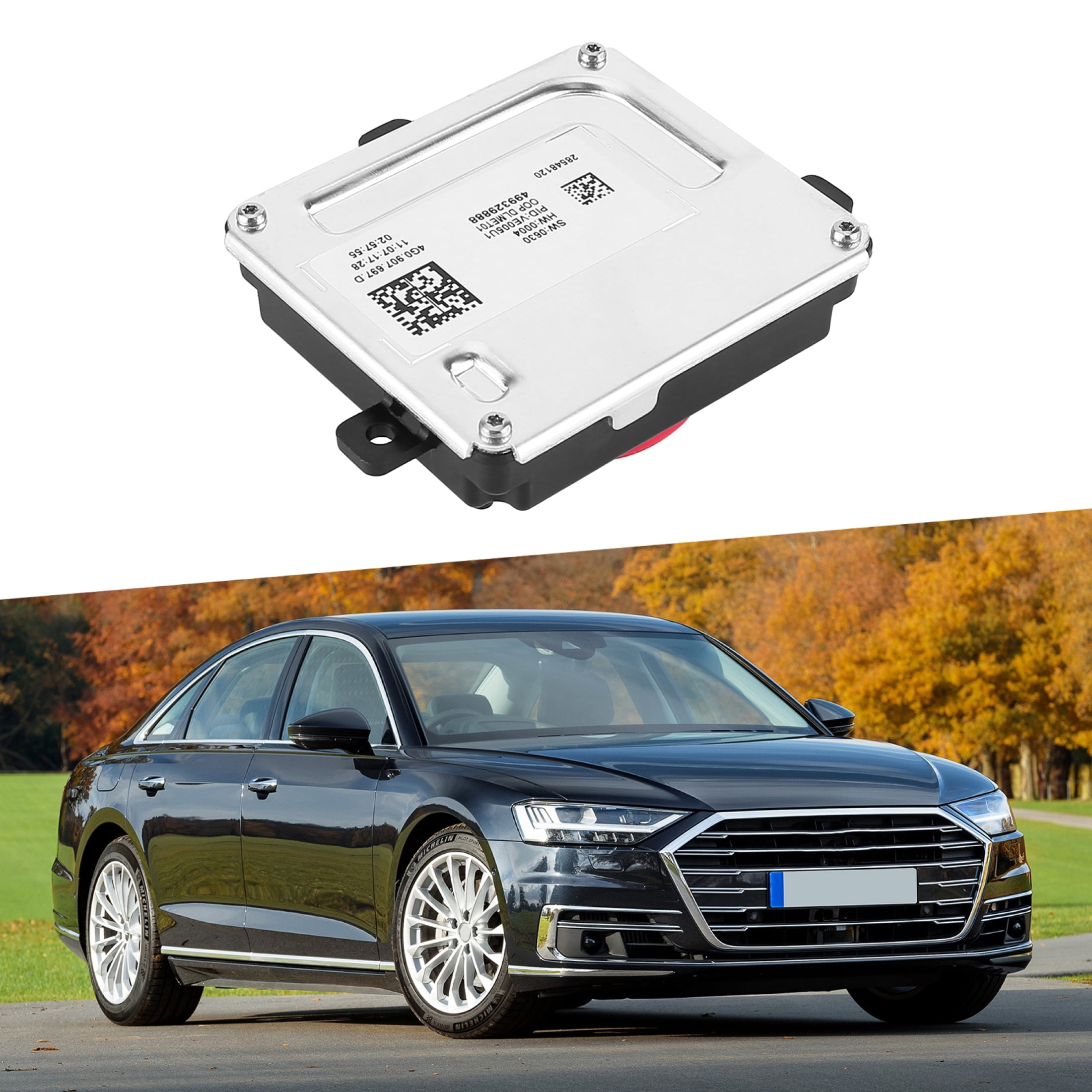 EUBUY for 2014-2017 Audi A8 LED Headlight Control Module Ballast 4G0907697D  - Stable and Reliable 