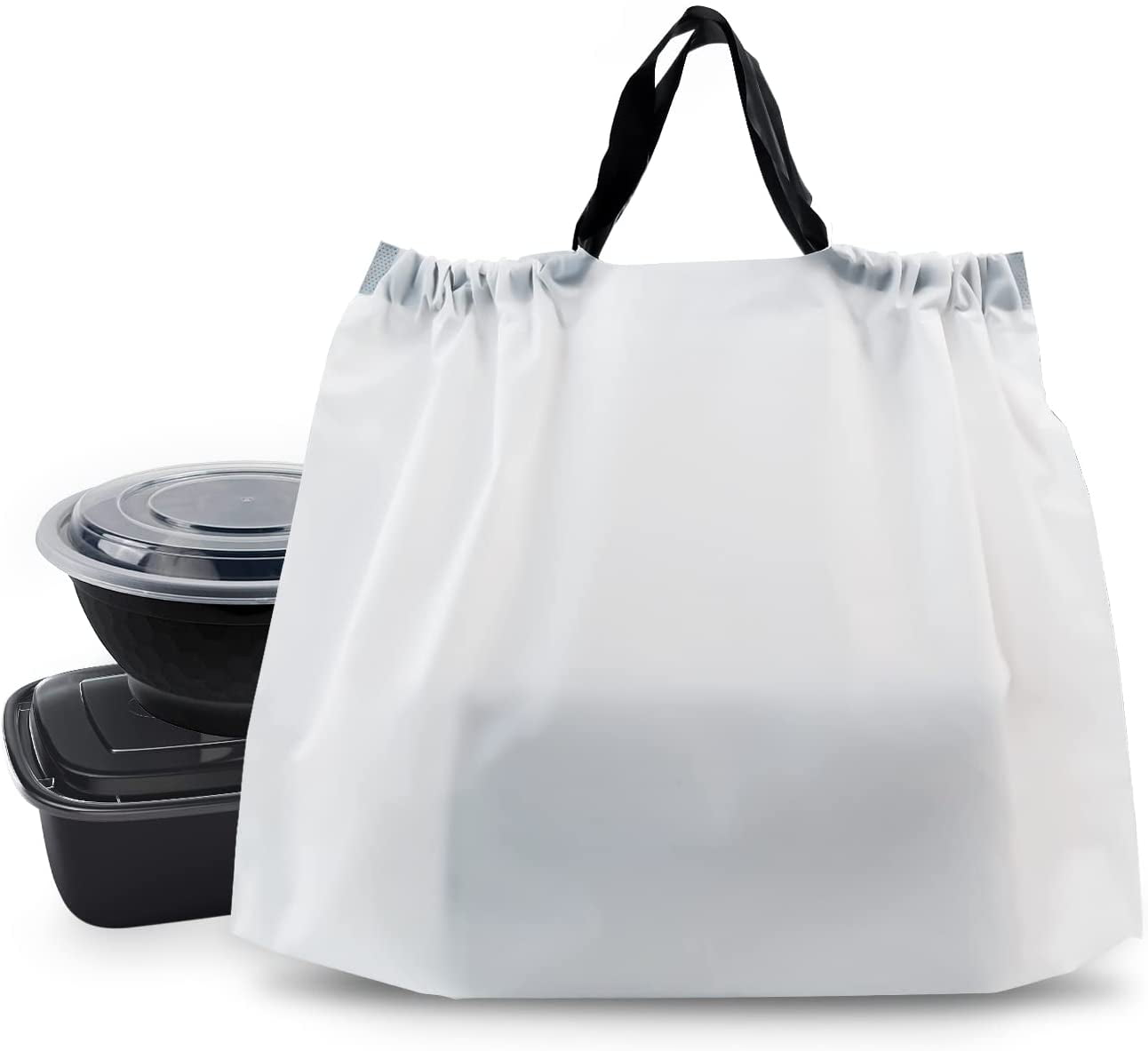 JLMMEN STORE Take Out Bags with Handles,Tamper Evident To Go Bags Food ...