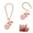 thumbnail image 4 of Unique Bargains 1 Pc Heart Bow Letter Z Water Cup Pendant for Travelling Pink Alloy, 4 of 5