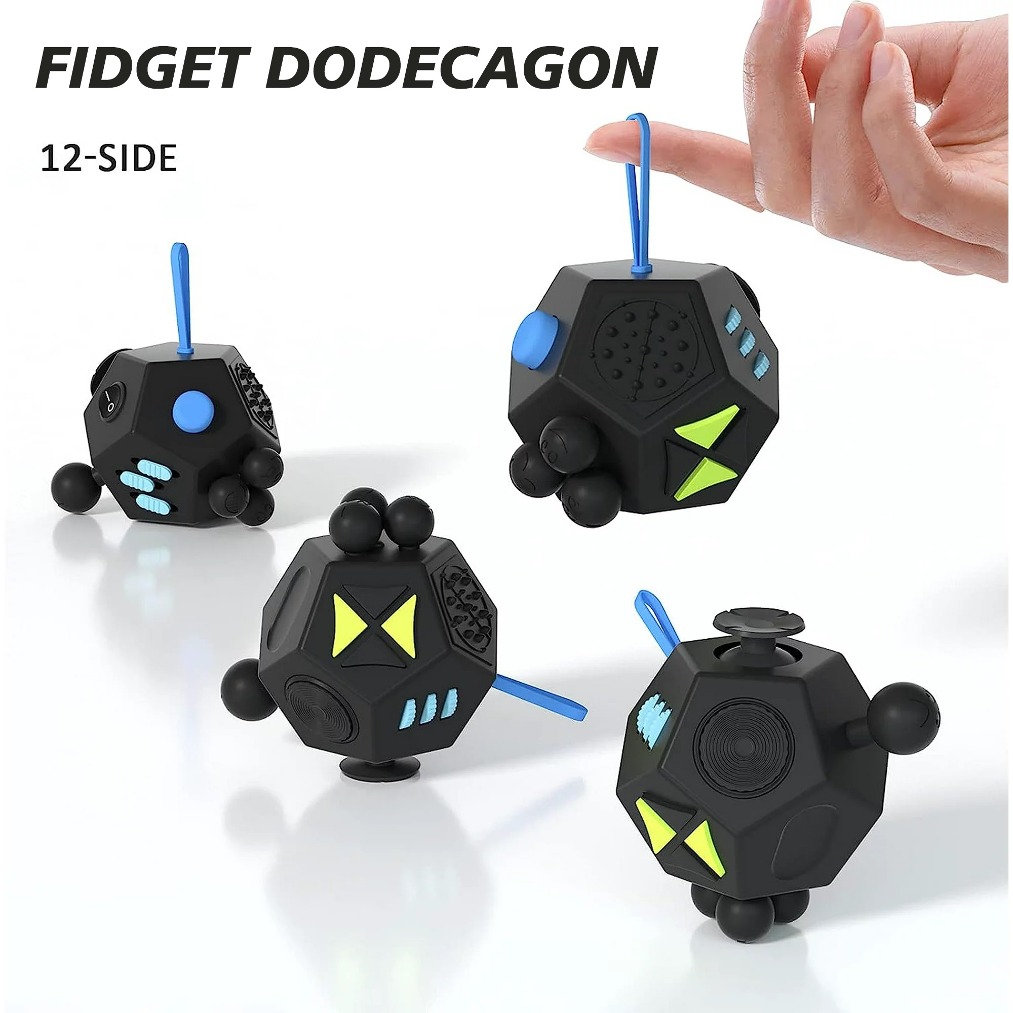 DoDoMagxanadu 12-Sided Fidget Cube Toy photo 4