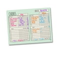 thumbnail image 4 of Jennakate Magnetic Mint Multiple Child Behavior Chore Chart- Daily Chore Checklist- Two Child Job Chart- 17" x 14"- Two Dry Erase Markers, 4 of 5