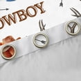 thumbnail image 4 of Homewish Western Cowboy Black Out Curtains for Kids Children Teens,Rustic Farmhouse Curtains Pack of 2 (42x63 Each),Southwestern Theme Bedroom Curtains,Super Cozy Room Decor, 4 of 6