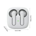 thumbnail image 3 of QTOCIO Wireless Bluetooth Headphones, Hot Selling Wireless Bluetooth Earphone Semi In Ear Low Latency Long Battery Life Sports Earphones, White, 3 of 6