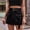 Black, variant on Women's elasticated waist design denim overalls culottes Mesh Mini Skirt Belly Dancing Skirt Skirt Cover up Maternity Skirts Belly Dance Skirt Tassel Scarf Sequin Wrap Tennis Skirts for Women Corset