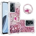 thumbnail image 1 of Case for FOXDOCK OnePlus Nord N300 Full Corner Protection Glitter Phone Case with Ring Holder, 1 of 4