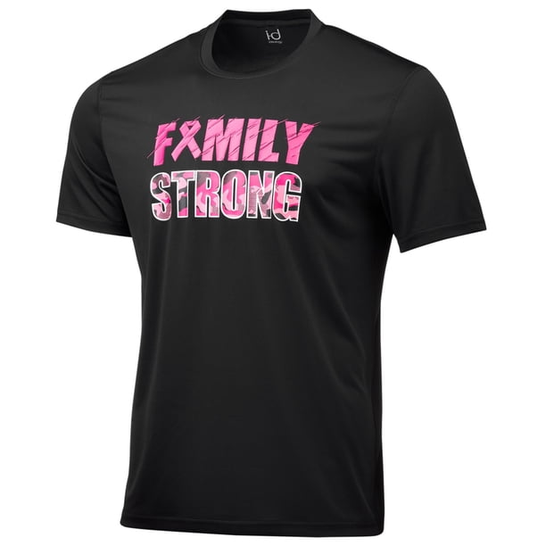 Ideology Family Strong Graphic playera para hombre, negro, mediano