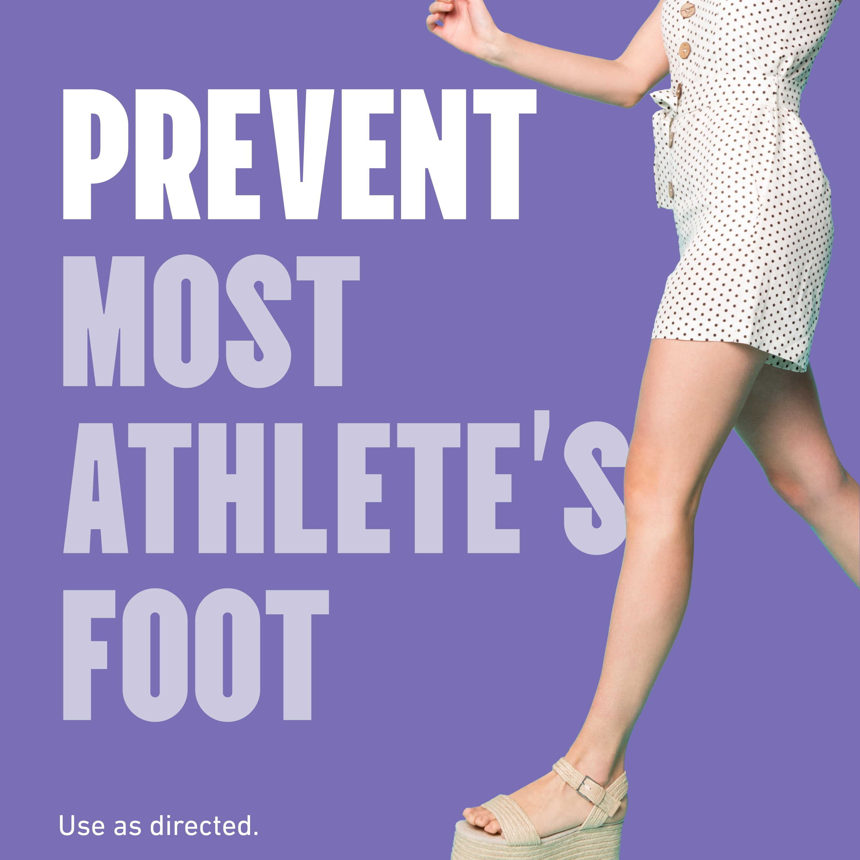 Lotrimin Athlete's Foot Daily Prevention Medicated Foot Powder, 3 oz