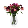 thumbnail image 3 of Libbey Clear Glass 7" Pot Belly Floral Vase, 3 of 5