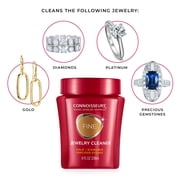 Connoisseurs Fine Jewelry Cleaner for Gold, Diamonds, Platinum, and Gemstones, 8 fl oz