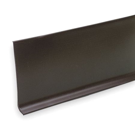 Battalion 2RRX1 Brown PVC Vinyl 720"L 3/32"W Wall Base Molding,