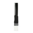 thumbnail image 2 of Trayknick Teasing Combs 2 in 1 Practical Firm Carbon Fiber Lift Teasing Combs for Home Black, 2 of 12