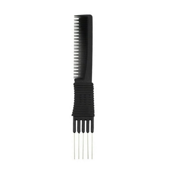Anvazise Teasing Combs 2 in 1 Practical Firm Carbon Fiber Lift Teasing Combs for Home Black One Size