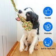 thumbnail image 3 of CBFFDC Interactive Dog Toy Dog Rope Toy High Elasticity Stress Relief Tear Resistant Cleaning Toy for Small Medium Large Breeds, 3 of 6